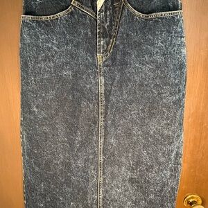 Vintage Jordache stone wash denim skirt